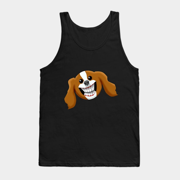 Cavalier King Charles Spaniel Tank Top by Wickedcartoons